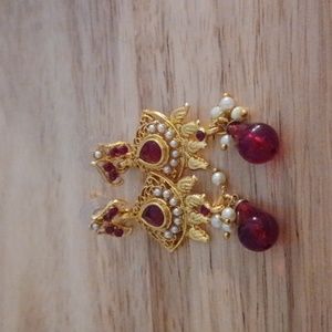 Ruby and Pearl Necklace